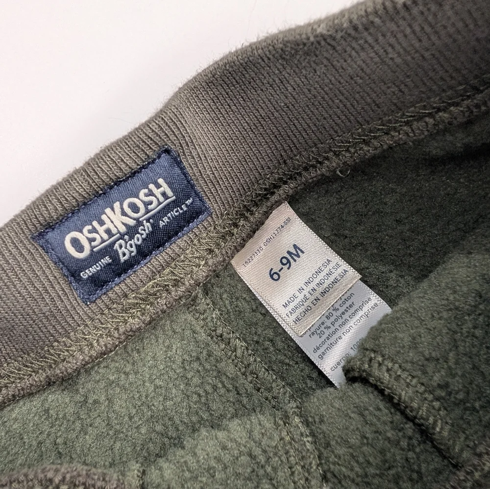 OshKosh‎ B’gosh Dinosaur Camo Hoodie & Joggers Set 6–9M